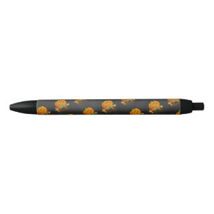 Stylo Noir Citrouille Animaux éffrayants