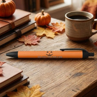 Citrouille Halloween orange personnalisée Votre no
