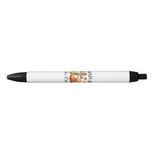Stylo Noir Citrouille Spice Et Jésus Christ Cross Citrouille