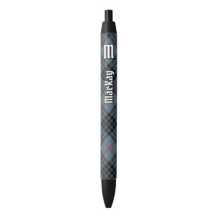 Stylo Noir Clan MacKay Blue Tartan