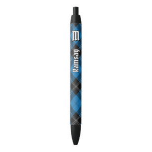 Stylo Noir Clan Ramsay Blue Hunting Tartan