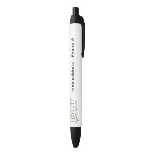 Stylo Noir Client, Tradeshow cadeau Document ajouter VOS styl