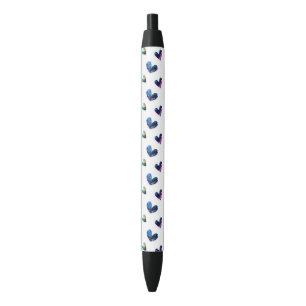 Stylo Noir Coeurs spatiaux