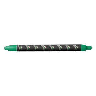 Stylo Noir Colibri vert