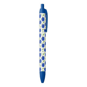 Stylo Noir Collection de prunes botaniques ivoire