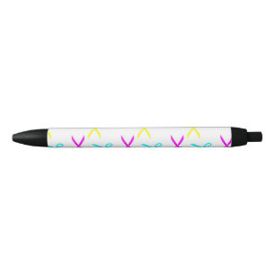 Stylo Noir Colorful scissors on white