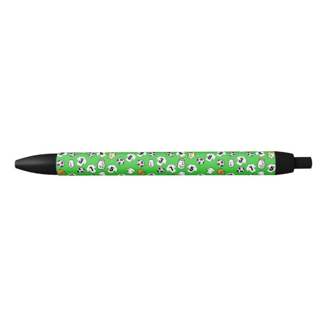Stylo Noir Conception de football avec chemises blanches (Devant)
