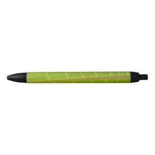 Stylo Noir Conception de la feuille verte
