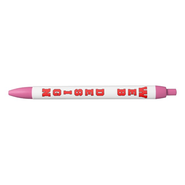Stylo Noir Conception Web (Devant)