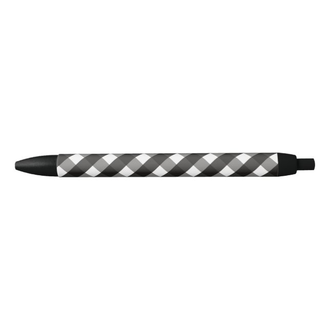 STYLO NOIR CONTRÔLE NOIR ET BLANC DE GUINGAN DE FERME (Devant)