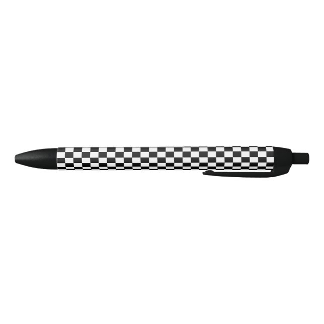 Stylo Noir Contrôleur noir et blanc (Bas)