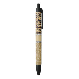 Stylo Noir COPIE de PHOTO de fausse pierre de parties