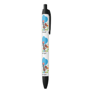 Stylo Noir Coq du Portugal