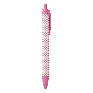 Stylo Noir Coral rose Pois par Shirley Taylor