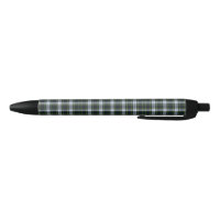 Cotravailleur noir blanc vert Tartan plaid