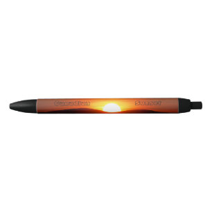 Stylo Noir Coucher de soleil