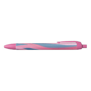 Stylo Noir Coucher de soleil rouge rose Peintures personnalis