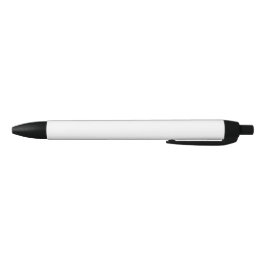 Stylo Noir Couleur solide blanche pure