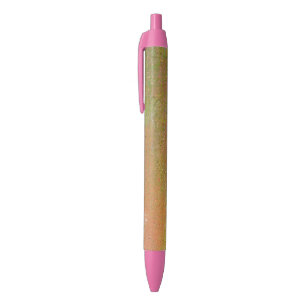 STYLO NOIR "COULEURS MIXTES/ABSTRAITES/VERTS ; JAUNES ; ET RO
