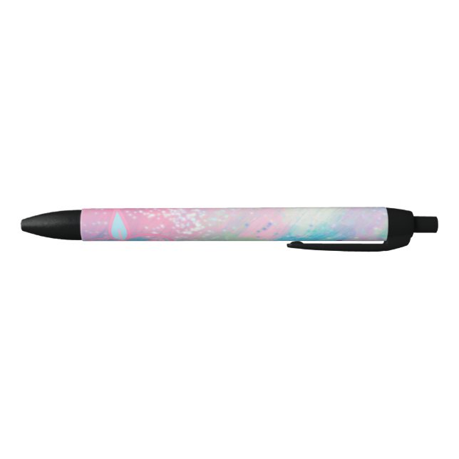 Stylo Noir Couleurs pastel mignonnes (Bas)