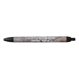 Stylo Noir Cracked Brown Wood Company/événement