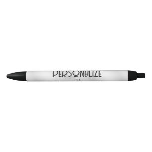 Stylo Noir Créez Votre Propre Design Sur Mesure