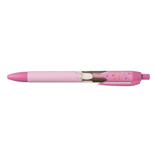Stylo Noir Crème glacée rosée gelée gouttes gouttes (Bas)