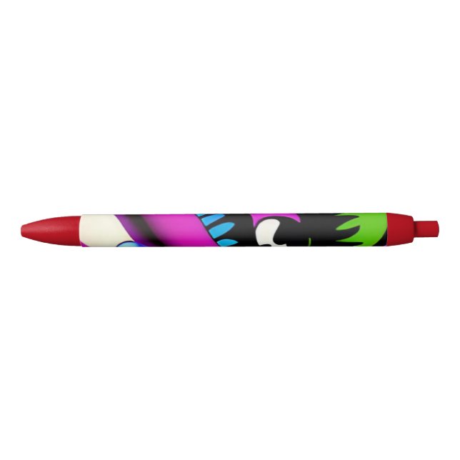 Stylo Noir crier pour vous pshycodelic (Devant)