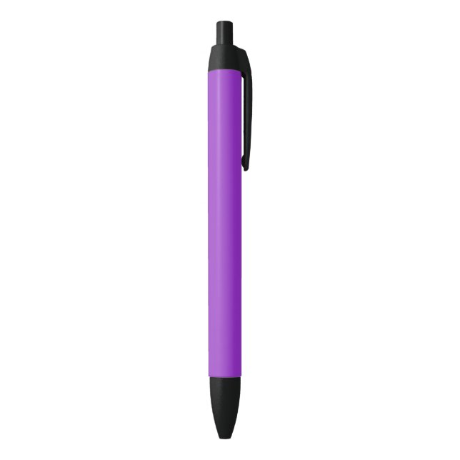 Stylo Noir Crocus violet couleur solide (Bas (Vertical))