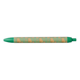 Stylo Noir "Cute Capybara Pen - Kawaii Animal Back to School"