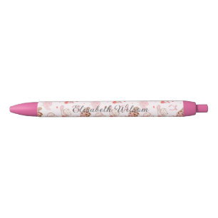 Stylo Noir Cute Coquette Cowgirl Casquette Cherry Bow Monogra