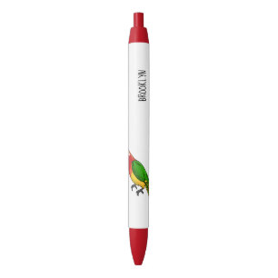 Stylo Noir Cute happy parrot