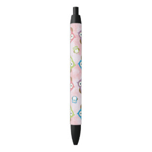 Stylo Noir Cute Owls, Owl Pattern, Colorful Owls, Baby Owls