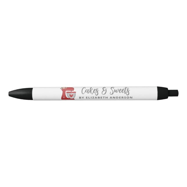 Stylo Noir Cute Red Cake Mixer Promotional Bakery  (Devant)