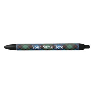 Stylo Noir De l'Ecosse tartan de Guthrie de clan pour