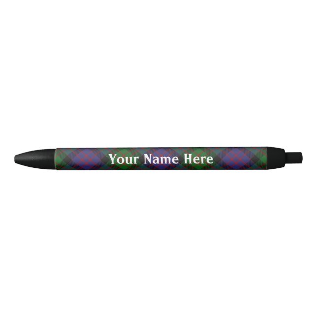 Stylo Noir De l'Ecosse tartan de MacDonald Donald de clan (Devant)