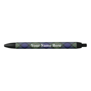 Stylo Noir De l'Ecosse tartan de MacLaren de clan pour