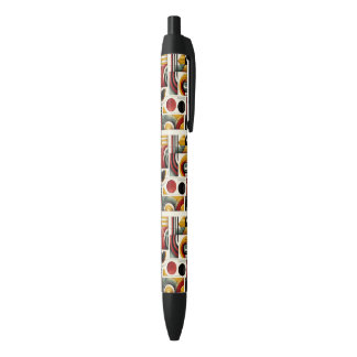 Stylo Noir Déco Urbaine des Années 70