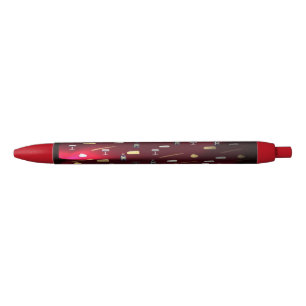Stylo Noir Délices Alimentaires Lumières de Cranberry
