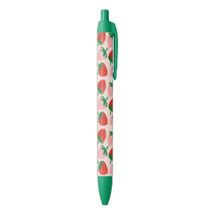 Stylo Noir Délices Sucrés de Fruits  Rose Tendre