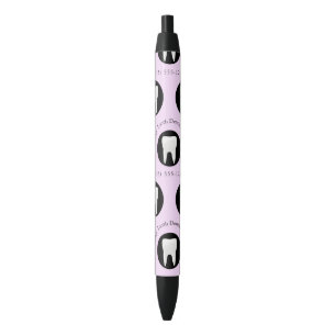 Stylo Noir Dentiste personnalisé Dentist Office dent promotio