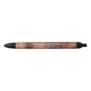 Stylo Noir Design Moderne Construction de menuiserie En Bois