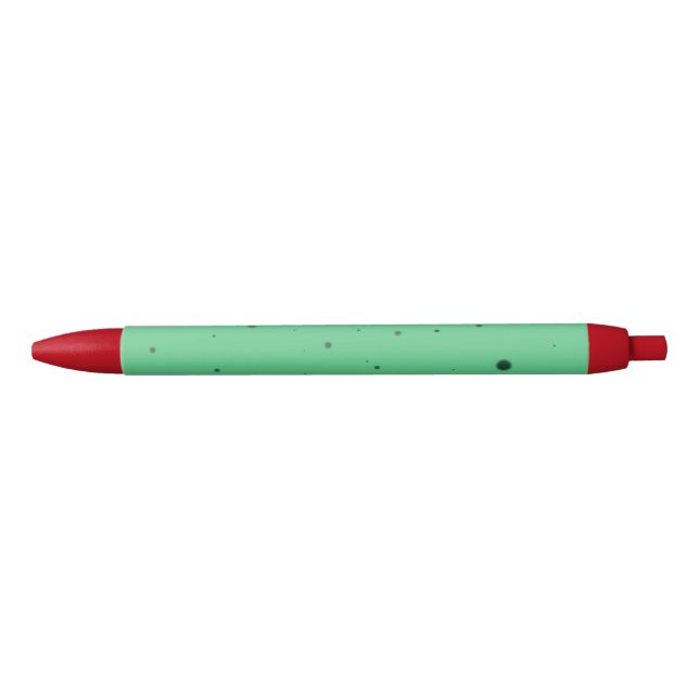 Stylo Noir Désordre Point Vert (Devant)