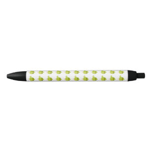 Stylo Noir Dessin d'oiseau vert