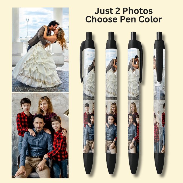 Stylo Noir Deux photos en noir (Créateur téléchargé)