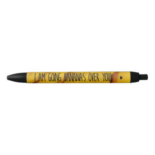 Stylo Noir Devenir fou/folle de toi pour la Saint-Valentin