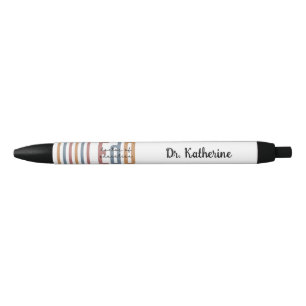Stylo Noir Diplôme D'Études De L'EdD Personnalisé
