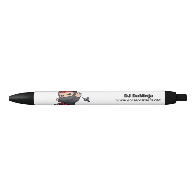 Stylo Noir DJ DaNinja Pen (Devant)