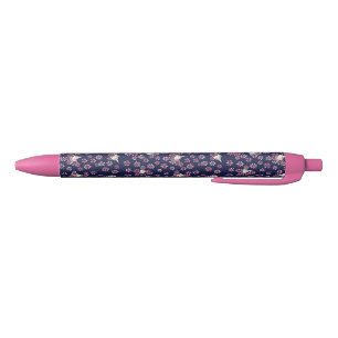 Stylo Noir Doigts moyens vers le haut