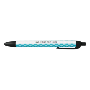 Stylo Noir Doit sans soudure transp blanc motif. + votre back